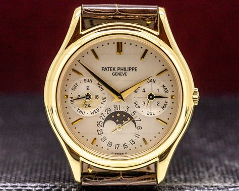 patek philippe perpetual calendar 3940j 18k gold men automatic|Patek Philippe calendar.